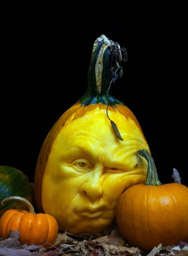 Пугающие тыквы от Ray Villafane на CryaZone.com