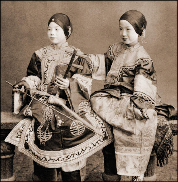 Музыканты из Гонконга ( 1901 год.) исторические фото, история, китай