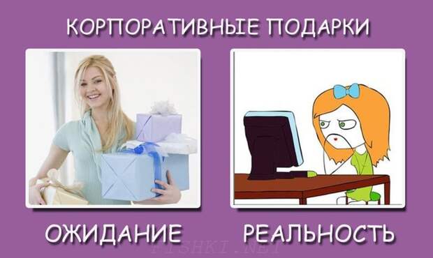 8 марта: ожидание и реальность 8 марта, девушки, ожидание, реальность, юмор