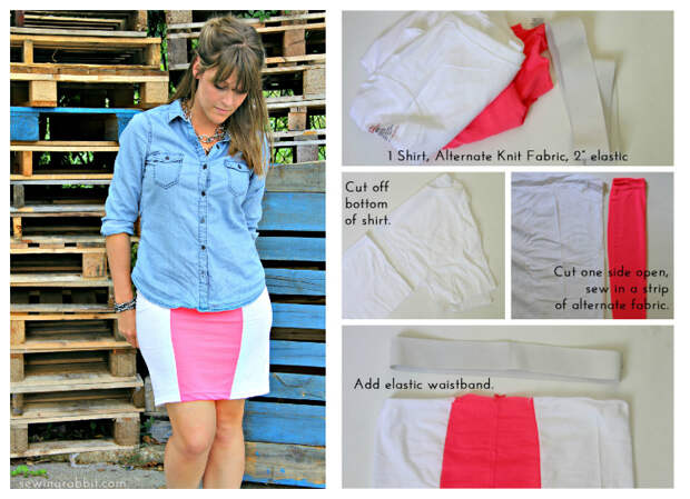 Смотрите не 2 - Десять Shirt Вызов Коллаж - 10 способов превратить белый чай - #sewing || www.sewingrabbit.com