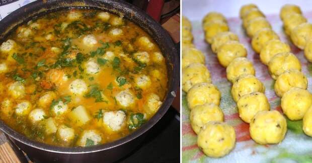 Популярный суп с сырными шариками: необыкновенно вкусный и изысканный