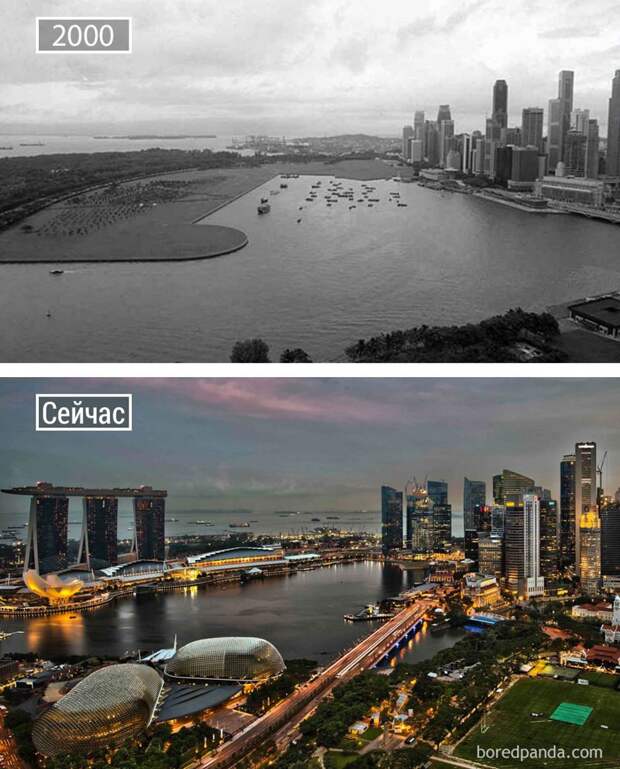 Города мира тогда и сейчас (24 фото)