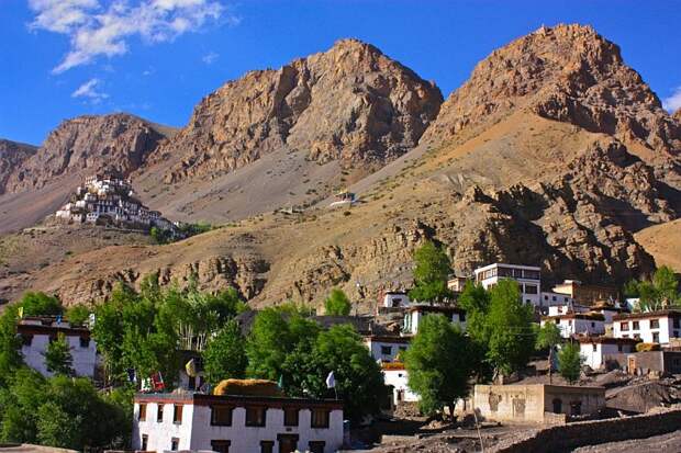 Буддийский храм Ки Гомпа (Key Gompa), Индия