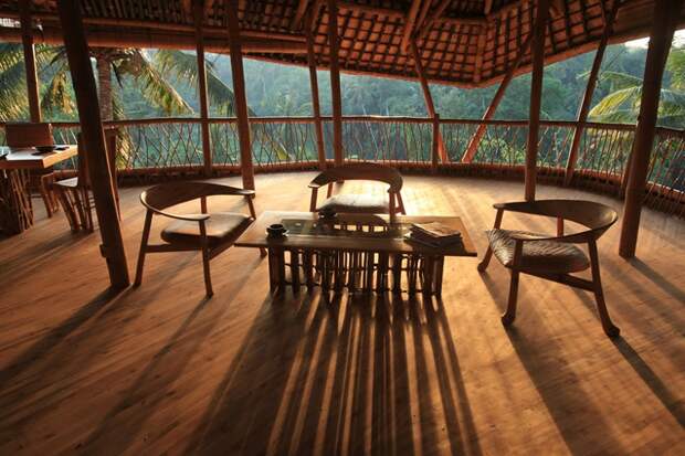 Бамбуковый эко-комплекс Green Village на острове Бали, Индонезия. Фото