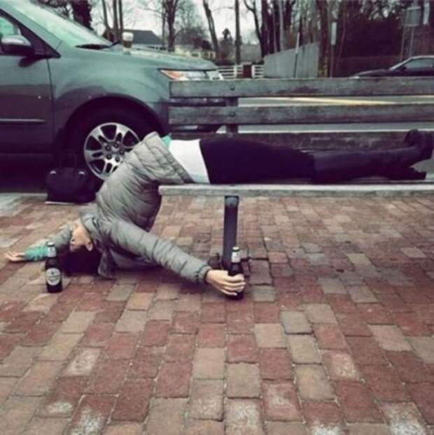 Пьяное веселье - фотоподборка алкашей