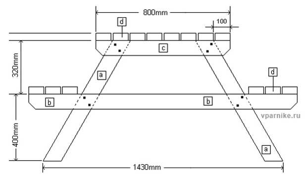 Раскладной стол трансформер для пикника своими руками чертежи