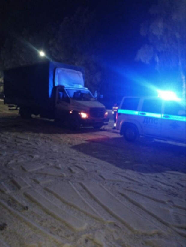 В Республике Марий Эл в сложных погодных условиях автоинспекторы оказали помощь водителю грузового автомобиля