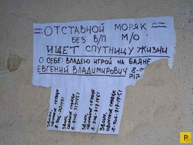Смешные объявления о знакомстве (18 фото)