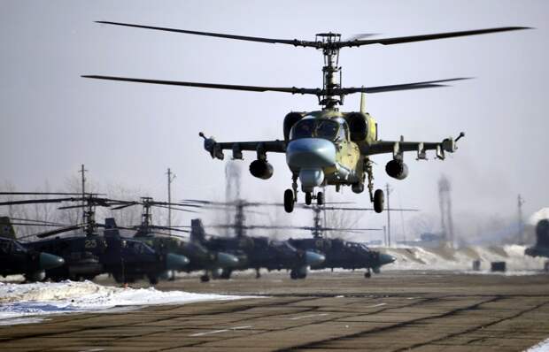 Ударный вертолет Ка-52 "Аллигатор"