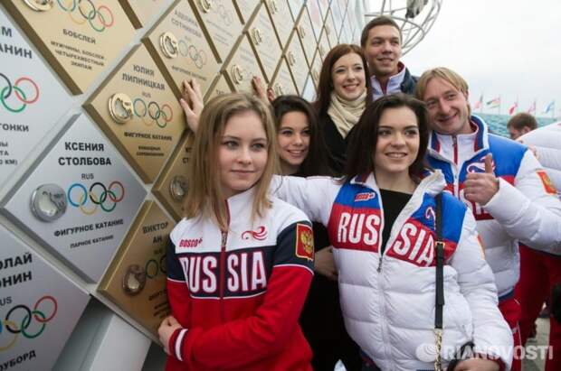 «Стена чемпионов» открыта в Олимпийском парке Сочи