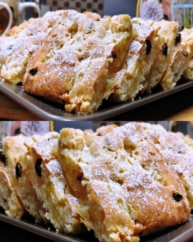 Кулинария>«Ленивый» яблочный пирог на скорую руку!