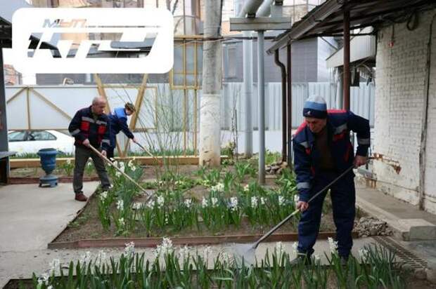 Сотрудники МУП «КТТУ» участвуют в двухмесячнике по уборке Краснодара