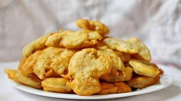 Хрустящие шампиньоны в кляре