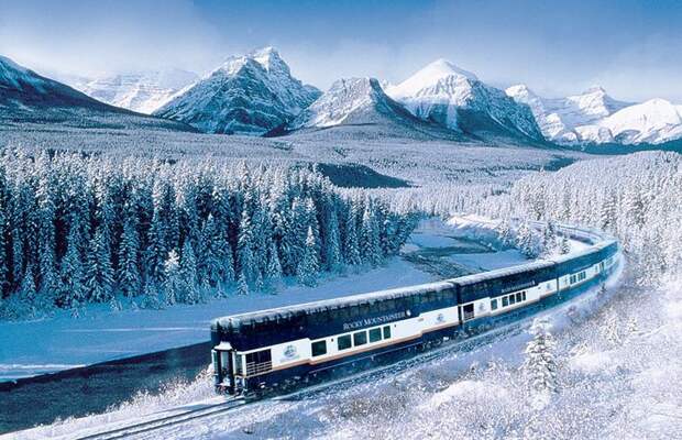 25. Rocky Mountaineer, Канада железная дорога, поезд, путешествие