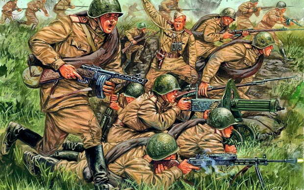 Военные картины Giuseppe Rava Военные картины Giuseppe Rava