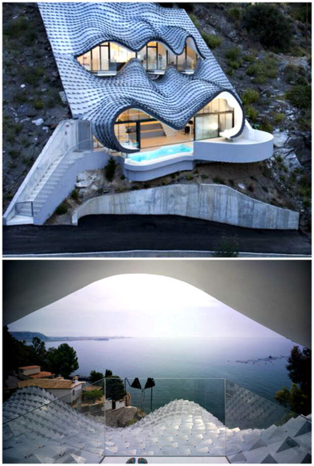 Дом на утесе в Испании. | Фото: unwonted.ru.