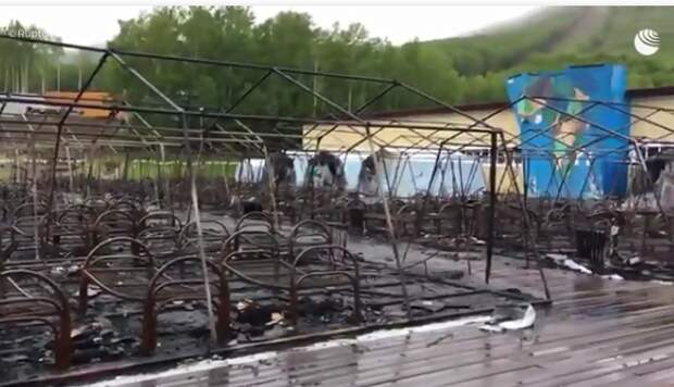 СК задержал подозреваемых по делу о пожаре в лагере в Хабаровском крае