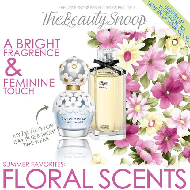 2015 top Floral Scent Perfumes Daisy Dream Marc Jacobs Review, Flora by Gucci Glorious Mandarin Review