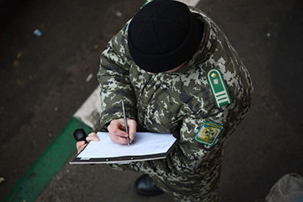 Украинский пограничник