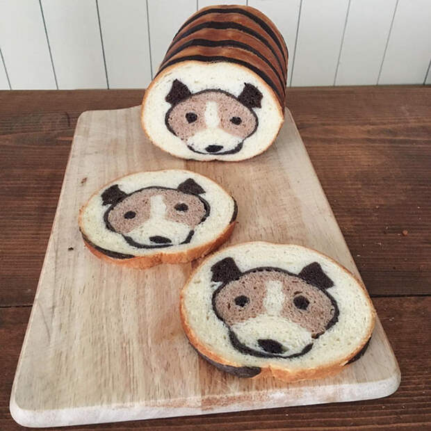 Illustrations Inside Loaves Of Bread