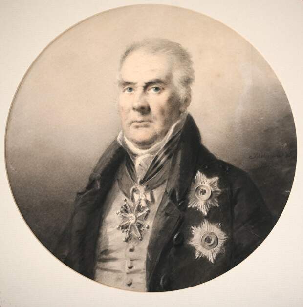 А. Молинари. Портрет графа О.А. Игельстрома. 1823 год.