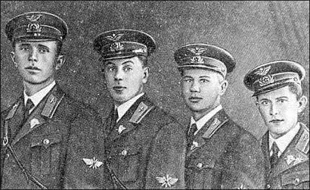 Василий Сталин в годы учебы в летной школе