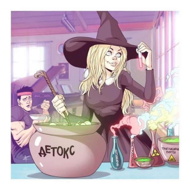 Уморительные комиксы для тех, кто часто ходит на фитнес