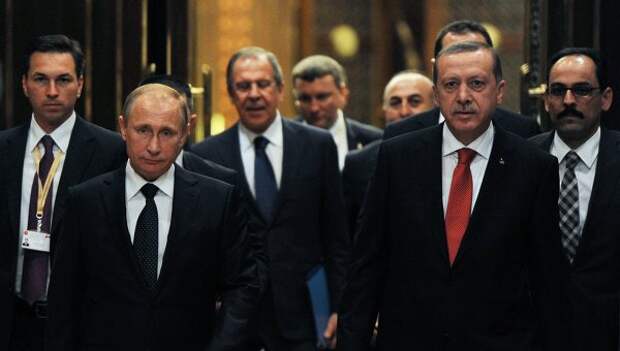 Рабочий визит В.Путина в Турцию. Архивное фото