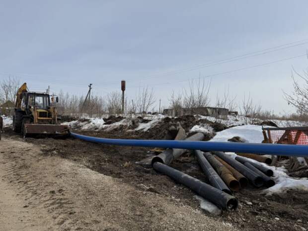 В Тульской области начали строить 16,8 км новых водопроводов в Хрущево и Барсуках