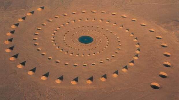 closer helicopter image of desert breath