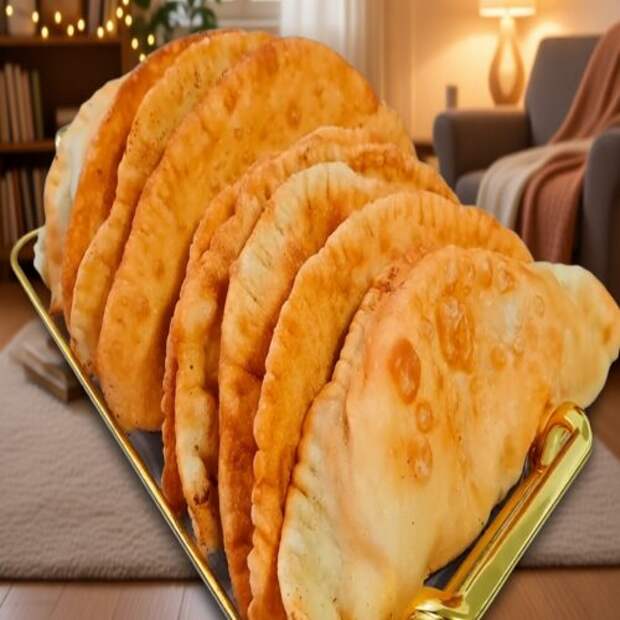 Не чебуреки, а объедение: забытый рецепт с оригинальной начинкой, который поразит вас своей сочностью и ароматом