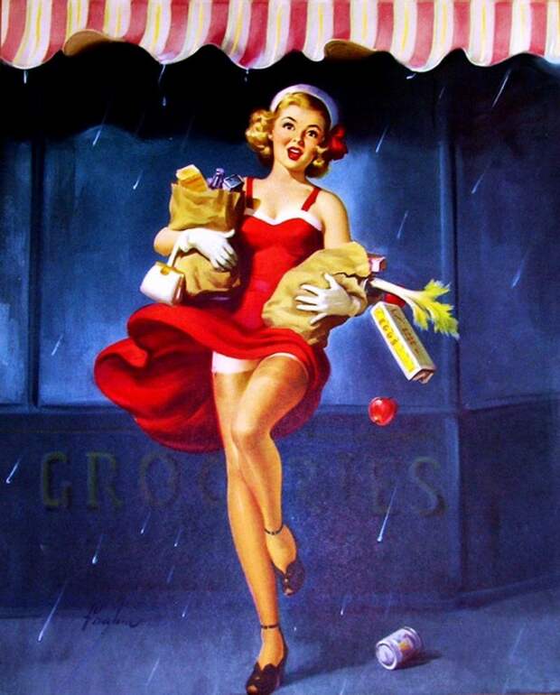 Красотки! Художник-иллюстратор Art Frahm (1907-1981)