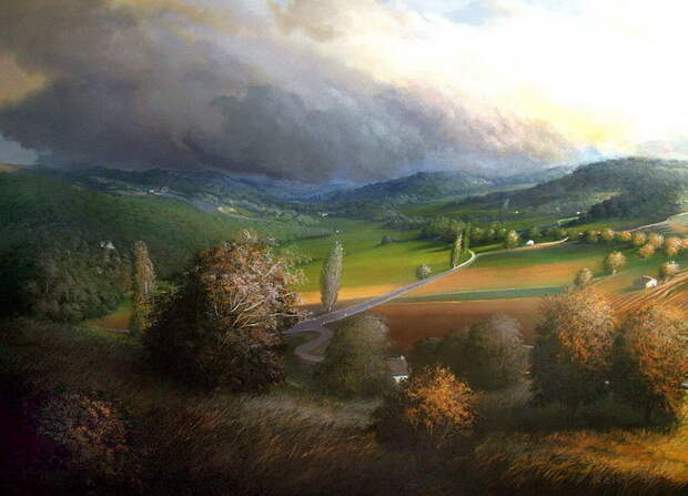 Красивые пейзажи в картинах Didier Nolet