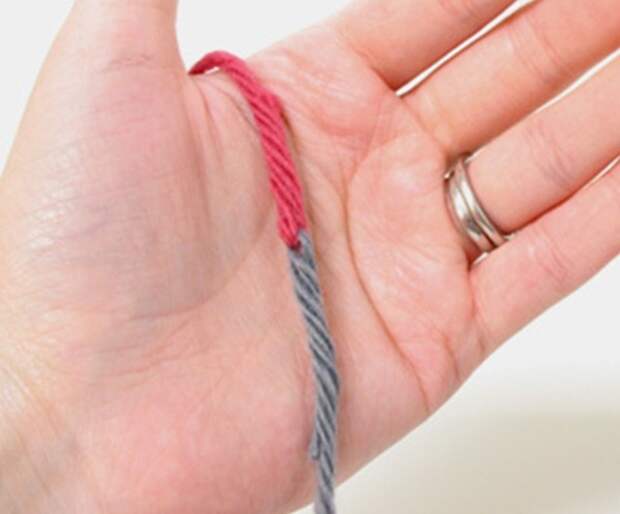 Как соединить концы нитей без узла