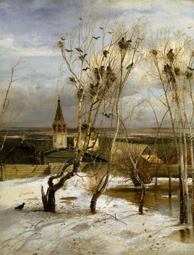 А. К. Саврасов, «Грачи прилетели», 1871 г.