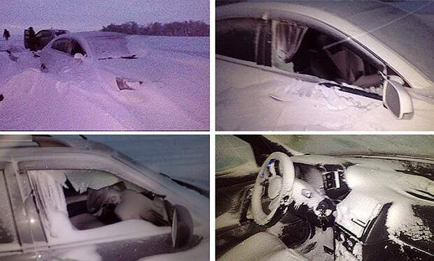 Вечером 2 января на трассе Оренбург – Орск десятки автомобилей оказались в снежном плену 