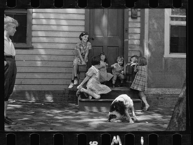 4. Дети бедняков, Джорджтаун, округ Колумбия. Ноябрь 1935 года. америка, великая депрессия, кризис