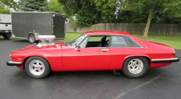Jaugar XJS для учсастия в дрэг-рейсинге Jaugar, xjs, драгстер, найдено на ebay, тюнинг