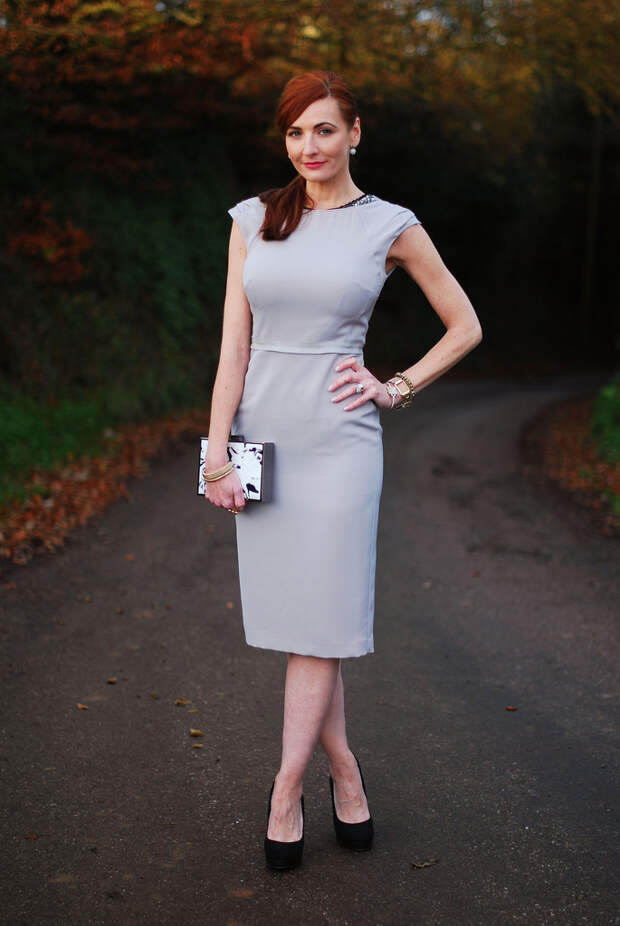 Bastyan Arin cocktail dress, grey