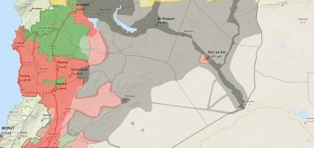 Сирия Карта