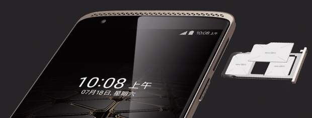 Слот под SIM-карту ZTE Axon Mini Premium Edition