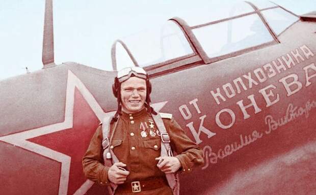 Иван Кожедуб (1920 – 1991), трижды Герой Советского Союза.