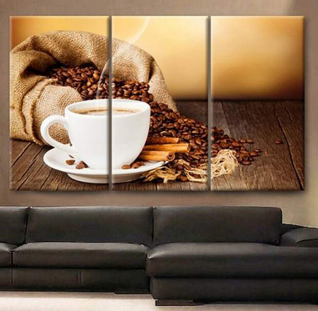 Интерьерный постер с кофейной чашкой