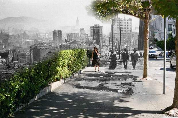 Сан-Франциско 1906 и 2010 (6)