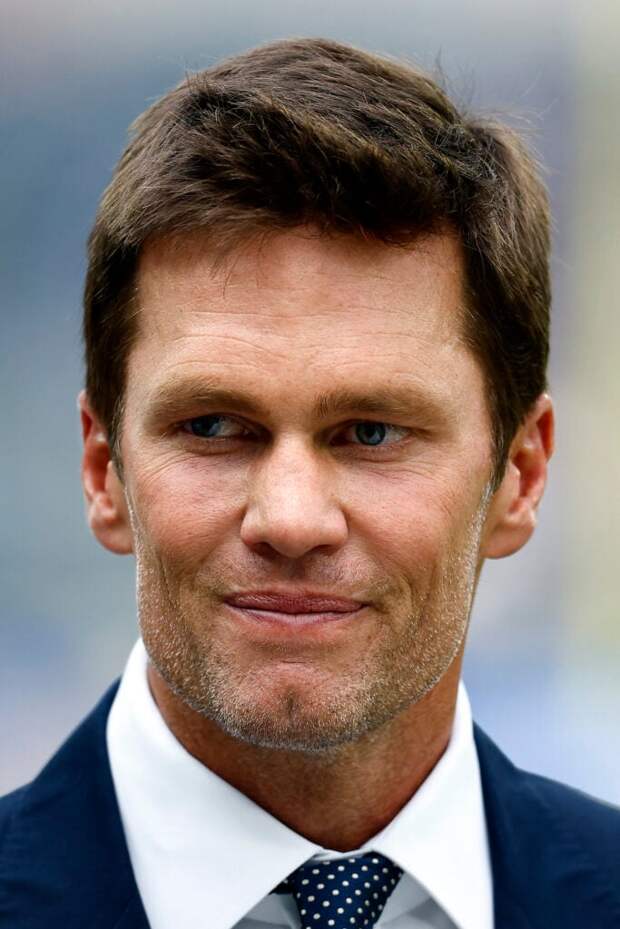 Tom Brady before a preseason game between the Dallas Cowboys and the Los Angeles Rams at SoFi Stadium on August 11, 2024 in Inglewood, California. 