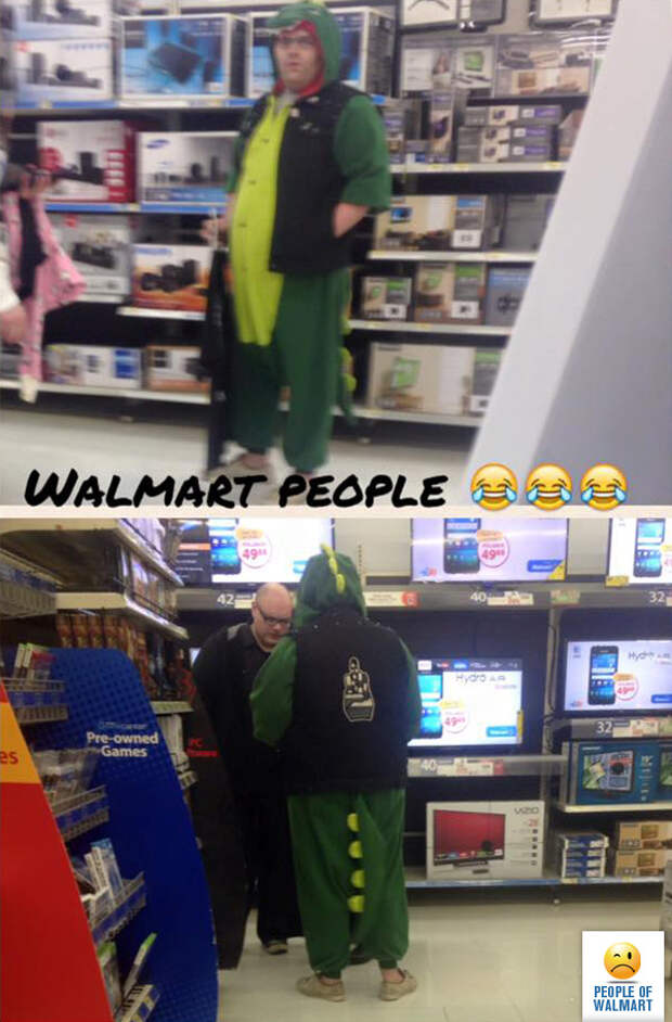 Экстравагантные покупатели Walmart (28 фото)