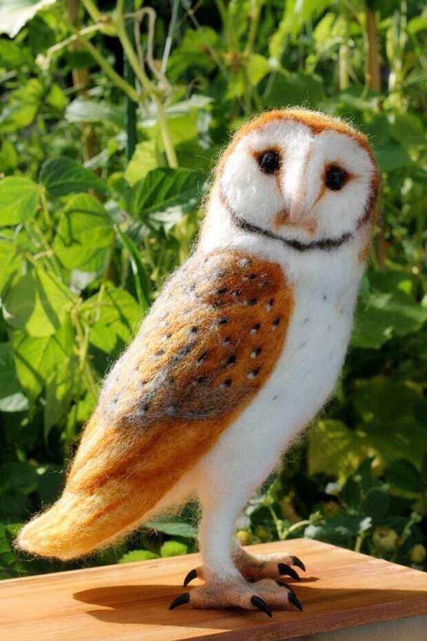 Валяные фигурки животных