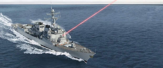 Корабельное лазерное орудие ВМС США успешно сбивает БПЛА
