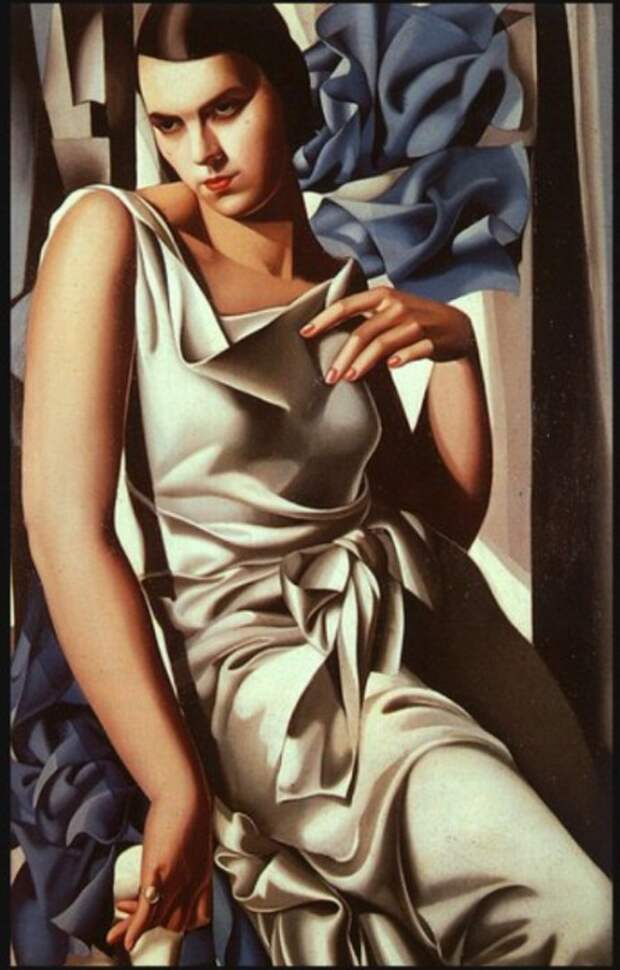 Портрет мадам М, 1930 год. Автор: Тамара де Лемпицка (Tamara de Lempicka). Портрет мадам М, 1930 год. Автор: Тамара де Лемпицка (Tamara de Lempicka).