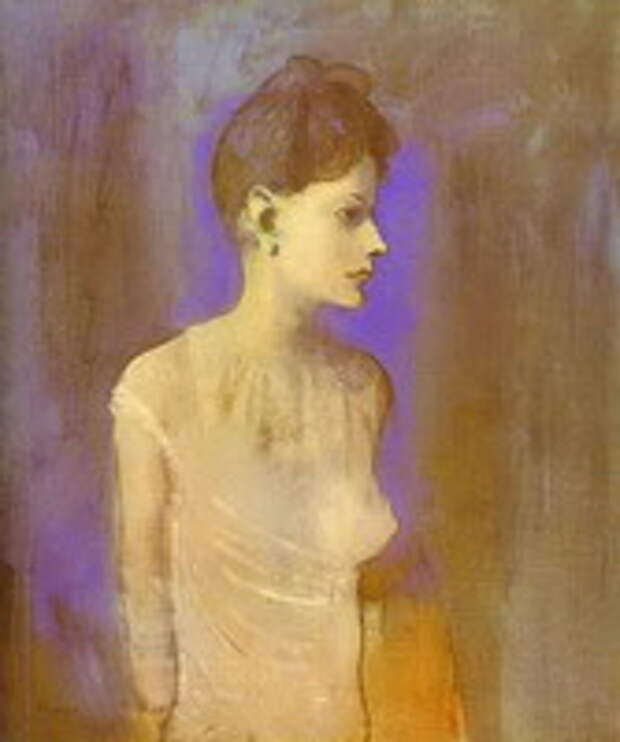 Пабло Пикассо. Женщина в рубашке. 1904 - 1905